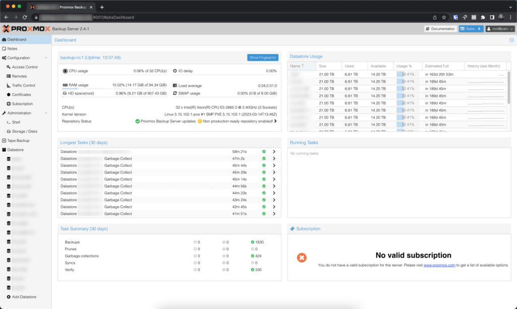 Proxmox Backup Server