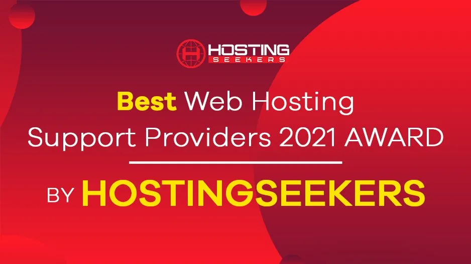 VoxVM Wins The Best Web Hosting Support Providers 2021 Award By HostingSeekers