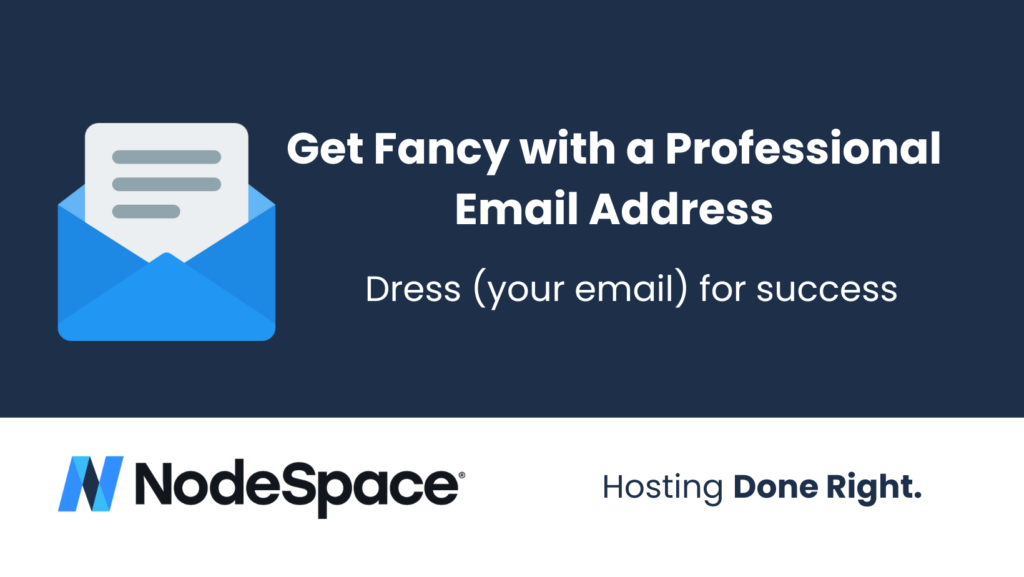 Get Fancy with a Professional Email Address